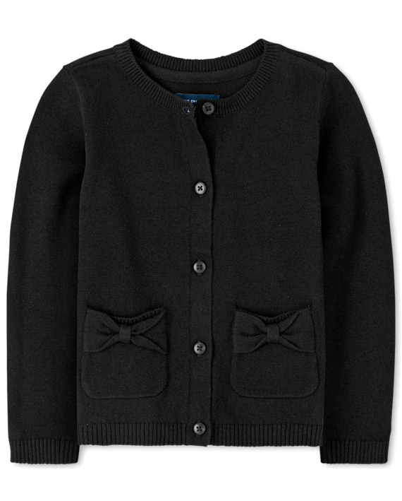Toddler Girls Bow Cardigan
