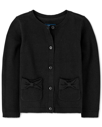 Toddler Girls Bow Cardigan