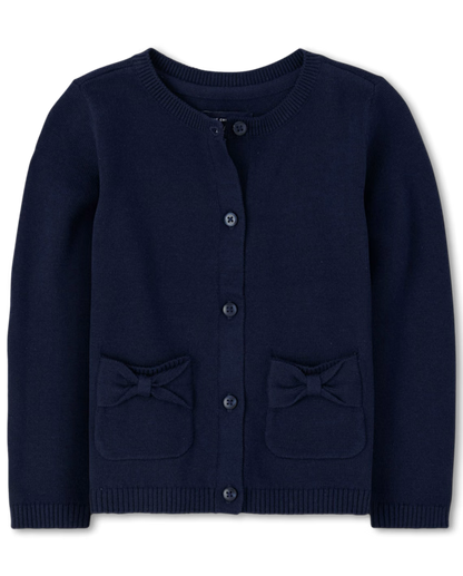 Toddler Girls Bow Cardigan