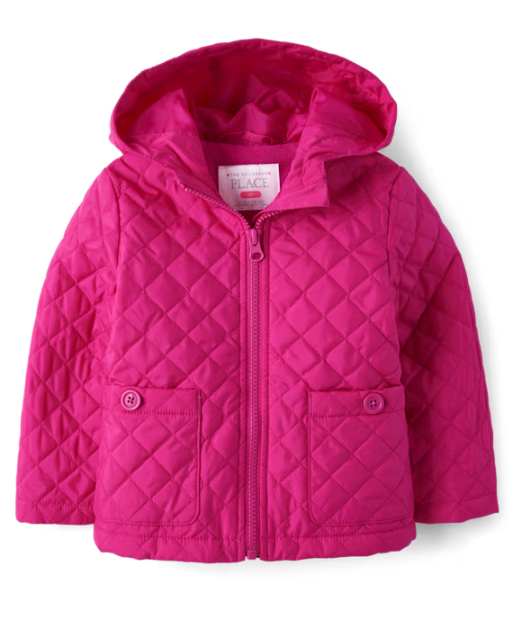 Toddler Girls Quilted Jacket