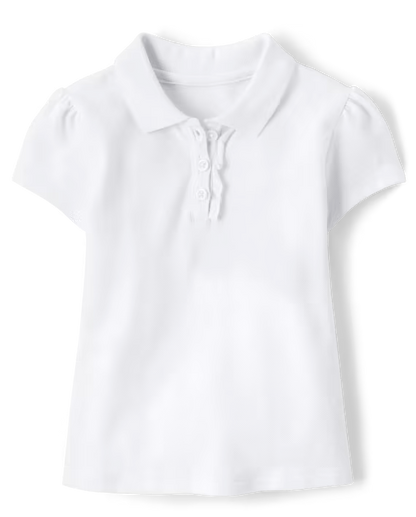 Toddler Girls Ruffle Polo
